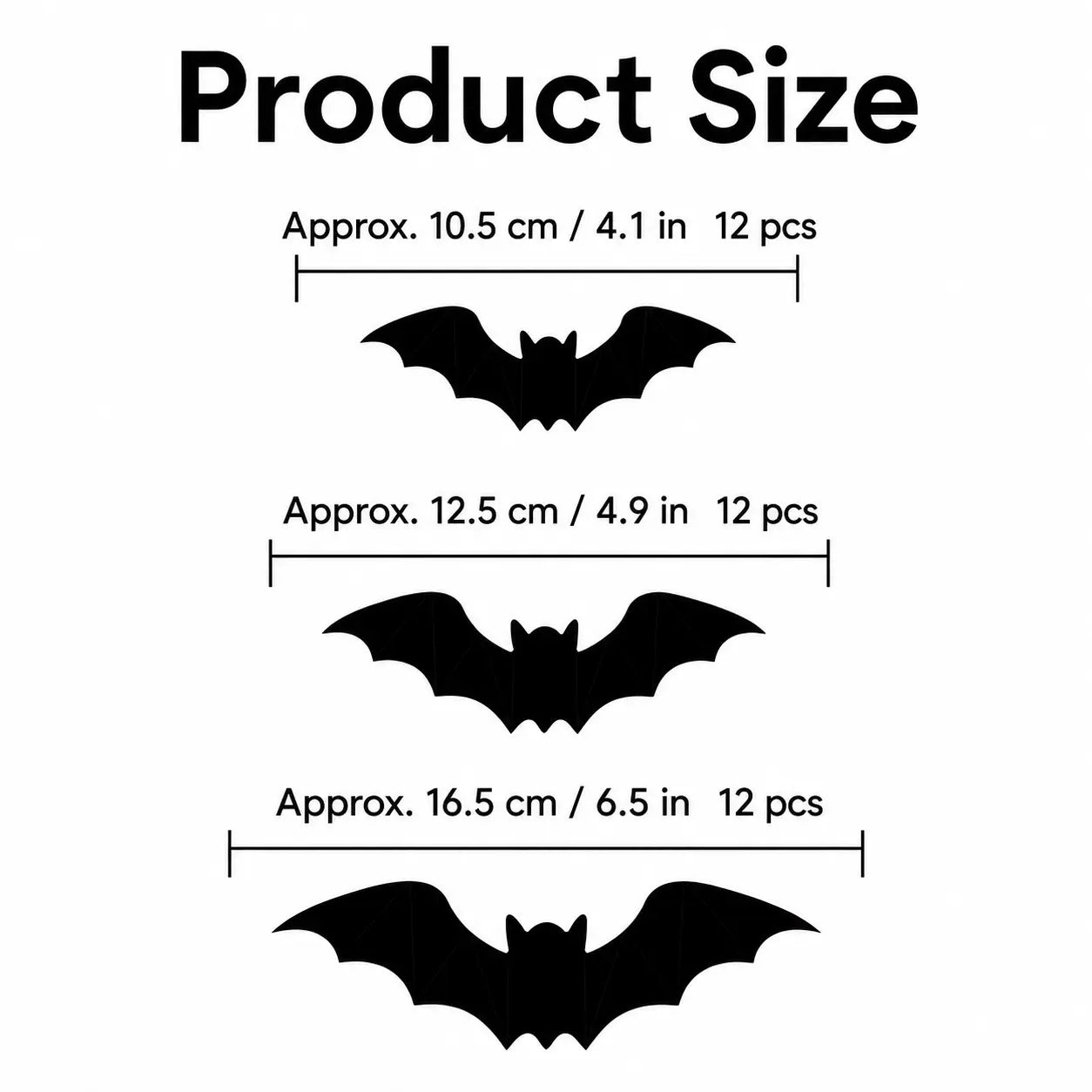 3D Bat Light LED Decorations