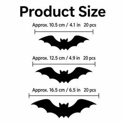 3D Bat Light LED Decorations